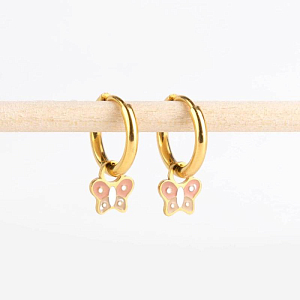 Шарм-подвеска в виде бабочки Mrs. Ertha "Baby Butterfly", 2 шт